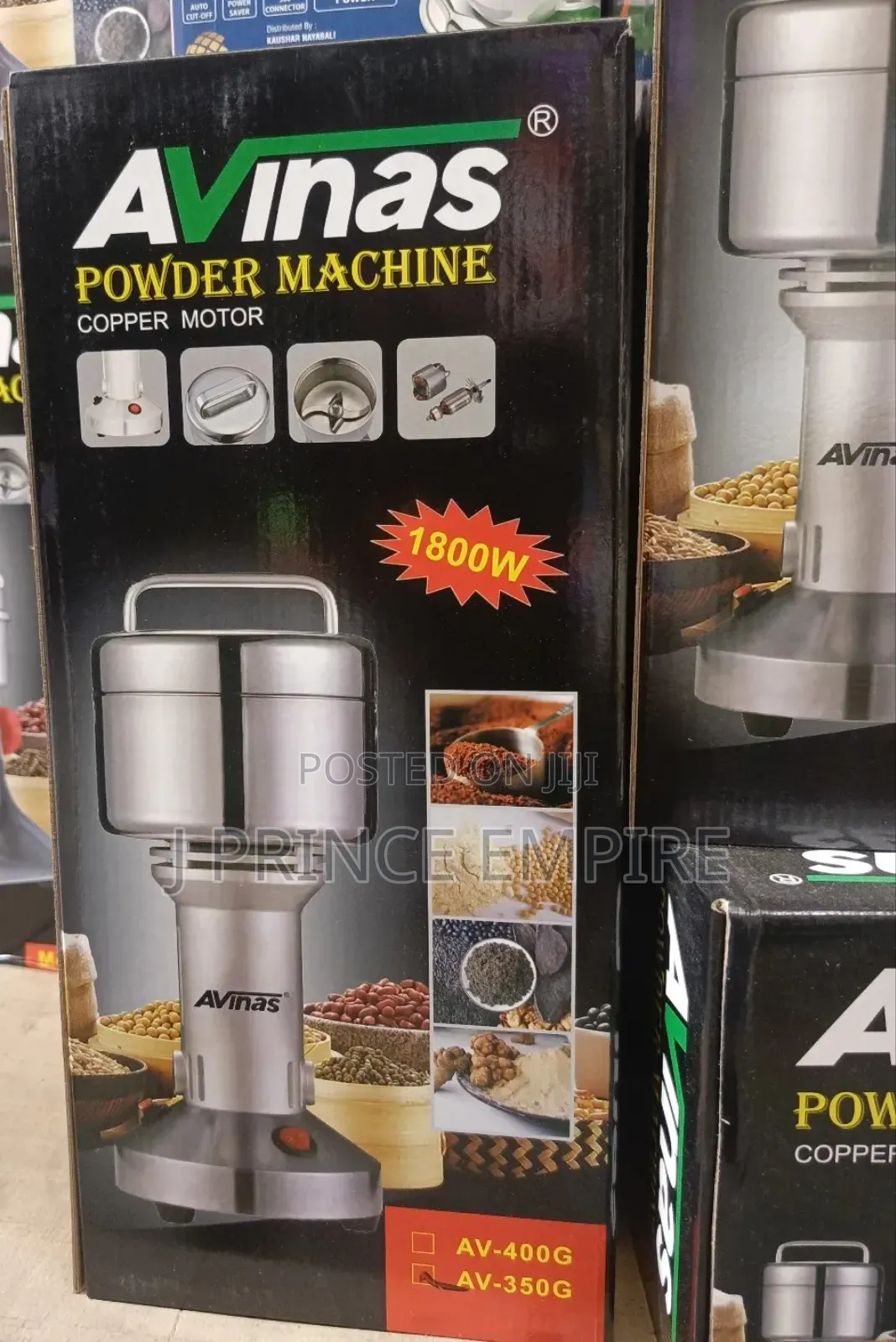 Electric Super Speed Dry Grain, Grinder, Blender 350g