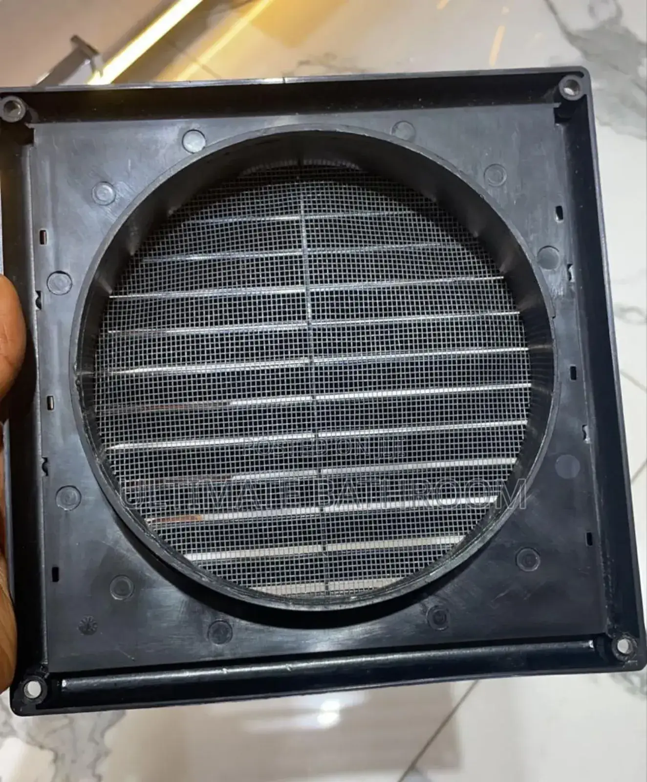 Ventilation Fan Cover Against Insects
