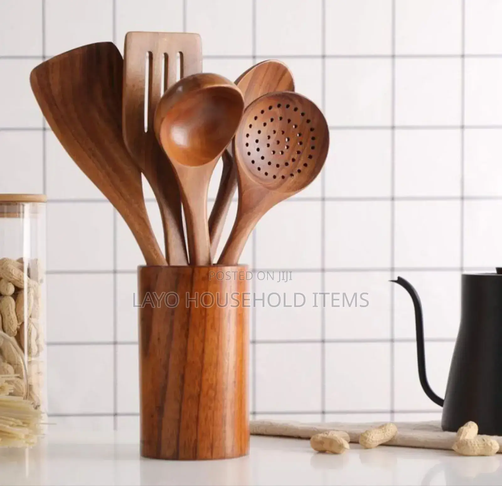 Wooden Cooking Spoon Set