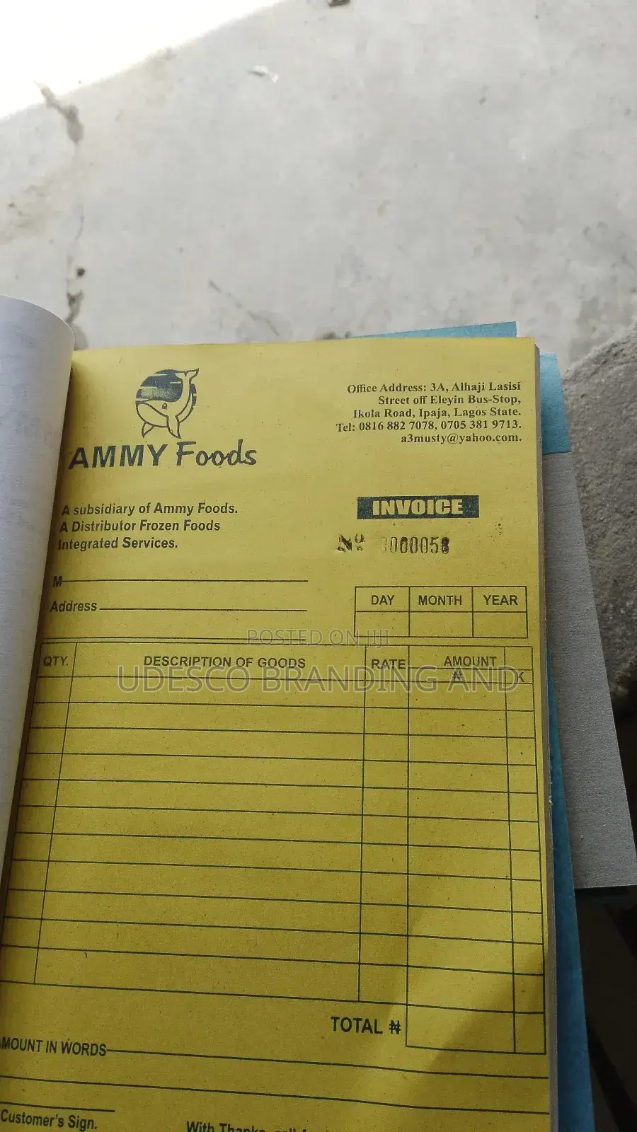 Invoice/Receipt