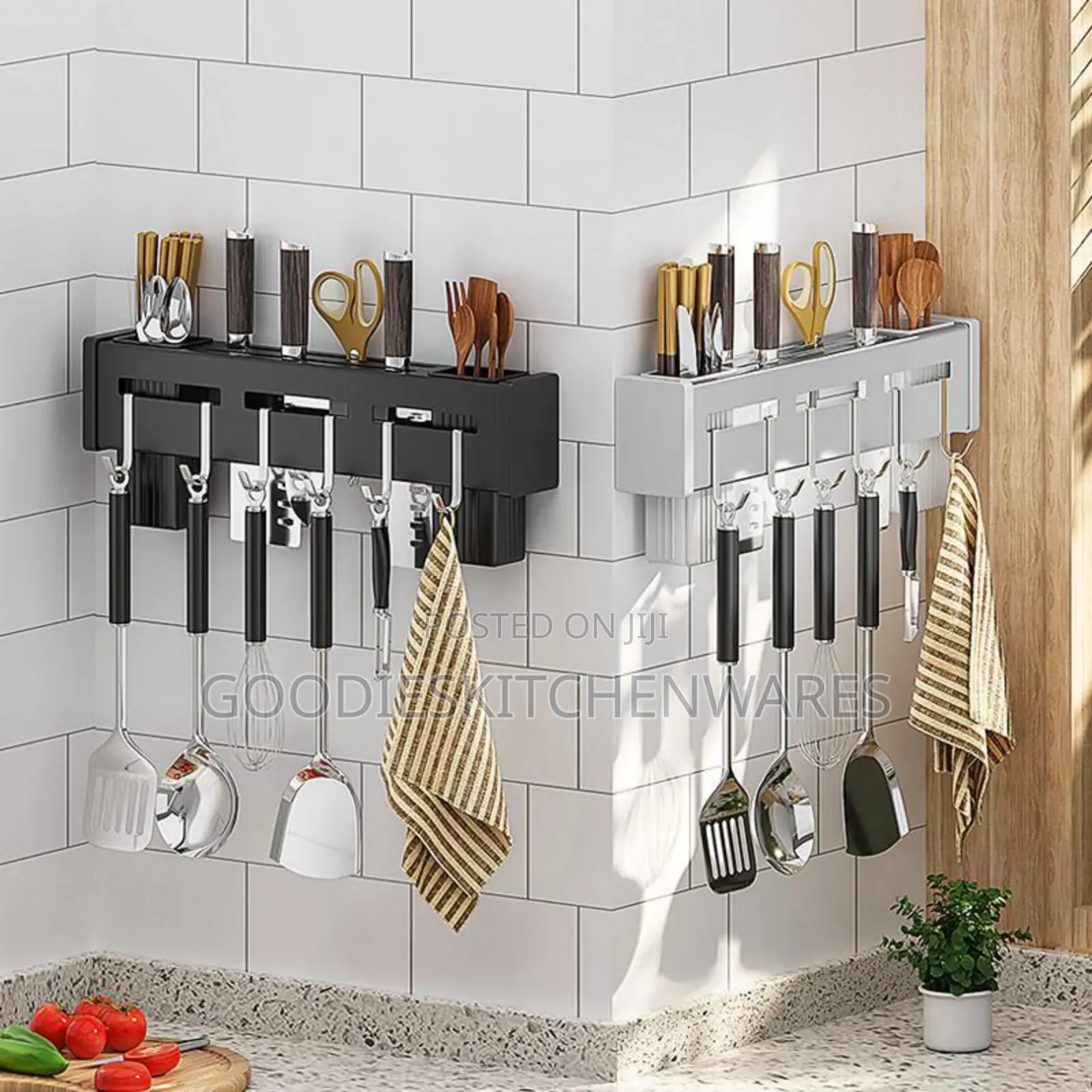 60 Cm Wall Mounted Cutlery Holder for Knife,Spoons