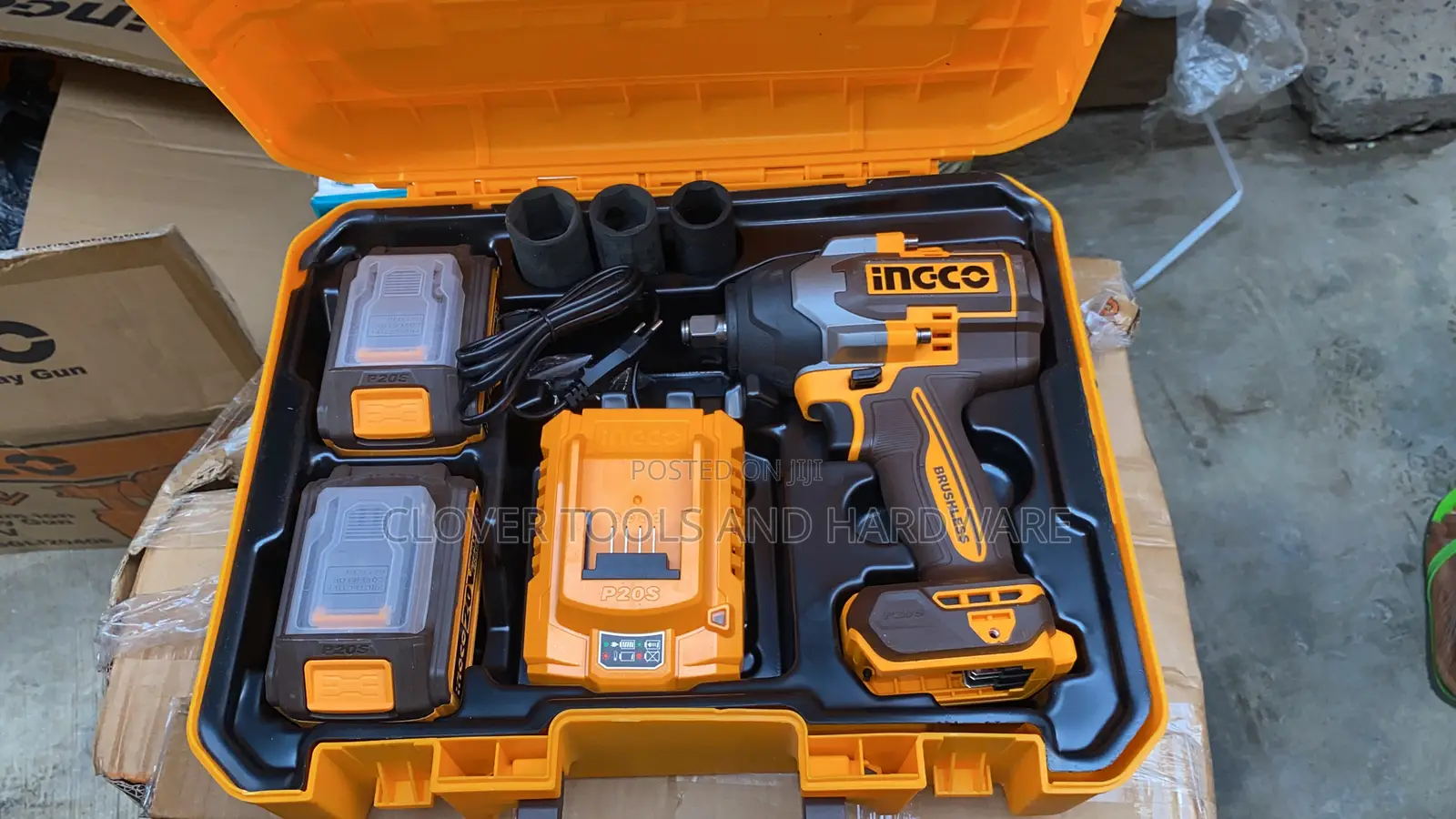Ingco CIWLI2085 Li-Ion Impact Wrench 20V