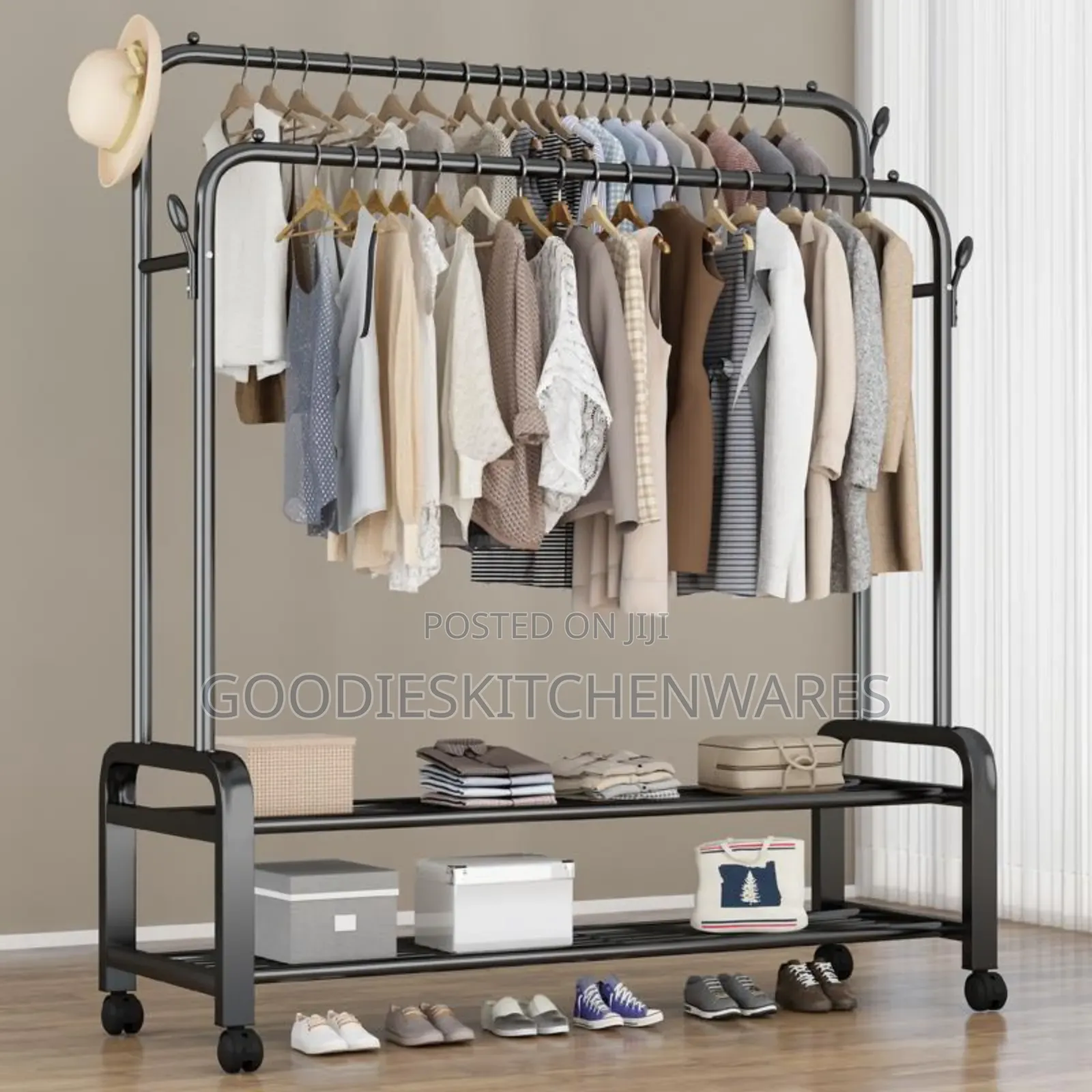48 Kg Heavy Duty Double Pole Hanger