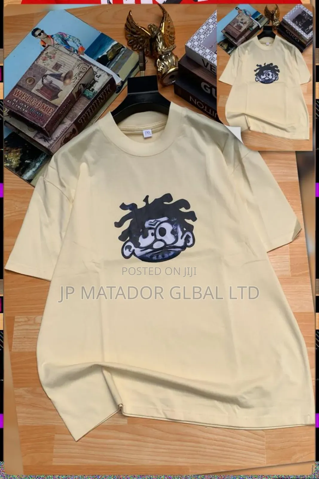 Trend! Round Neck Polo! Stock.