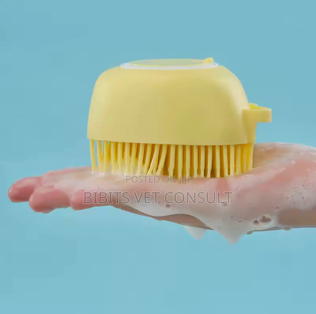 2 in 1 Silicon Shampoo Massage Bathing Brush for Dog Cat