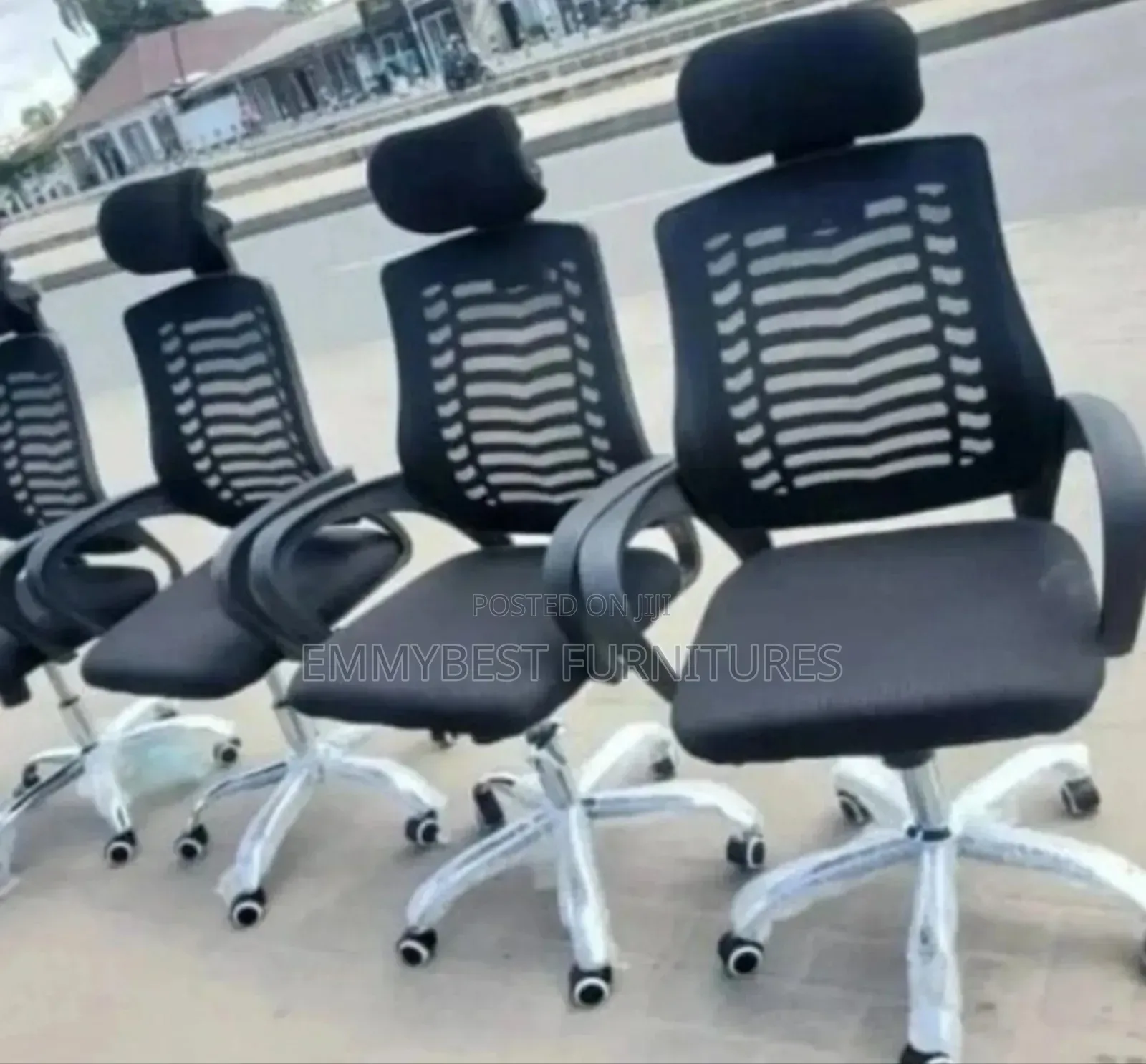 With Headrest Mesh Office Chair.