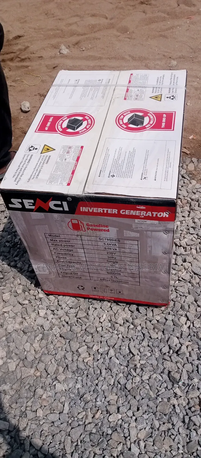 Inverter Generator Gasoline Powered,5.6kva,Low Consumption