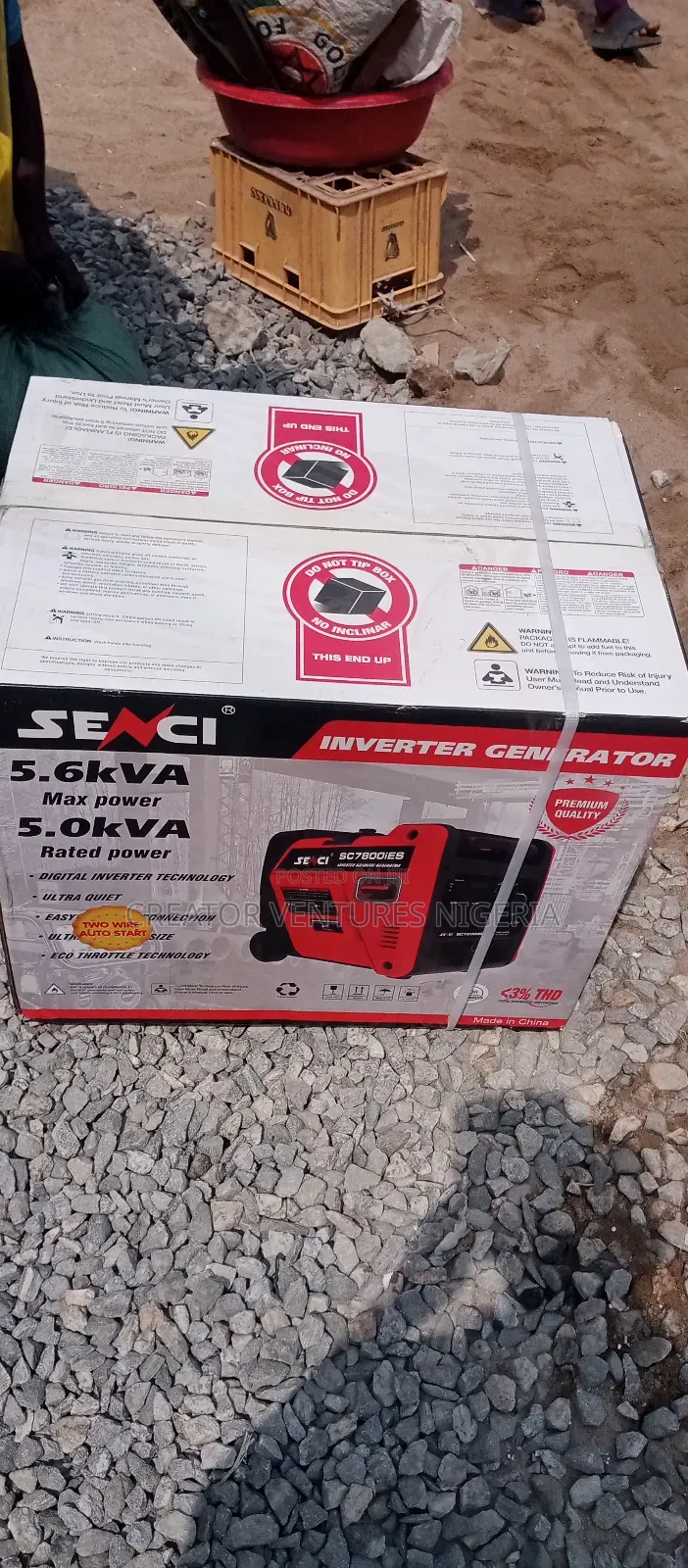 Inverter Generator Gasoline Powered,5.6kva,Low Consumption
