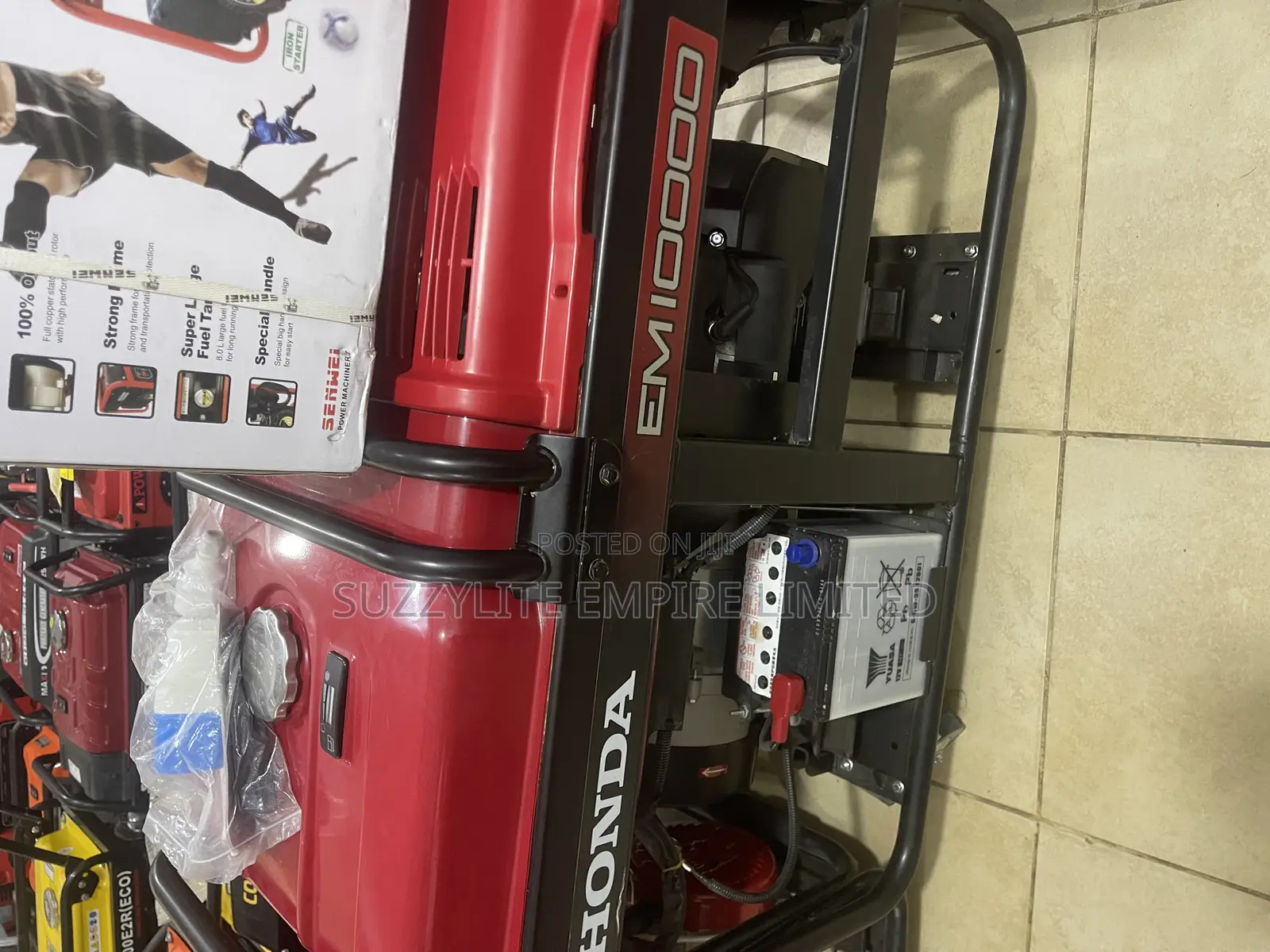Honda 10kva Double Cylinder 100 % Copper Petrol Generator
