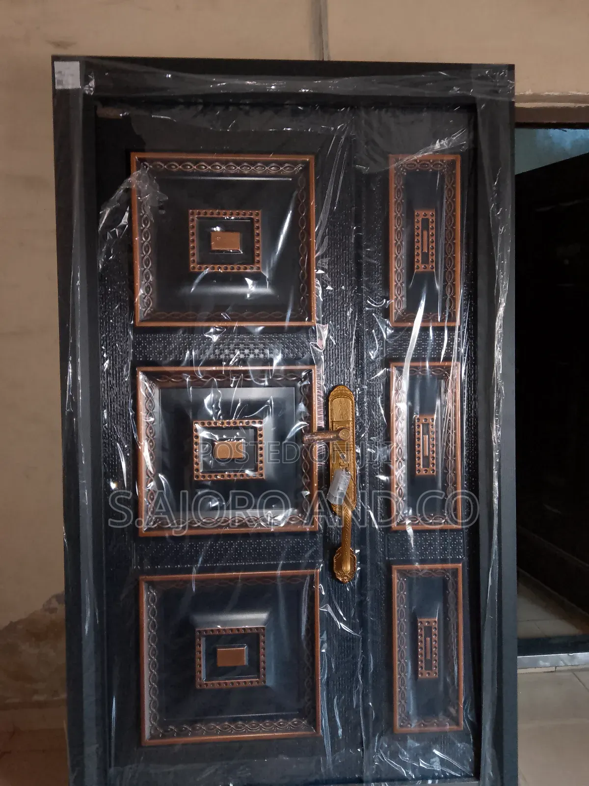 Top Security Front Entrance Copper Cast Door (3ft and 4ft)