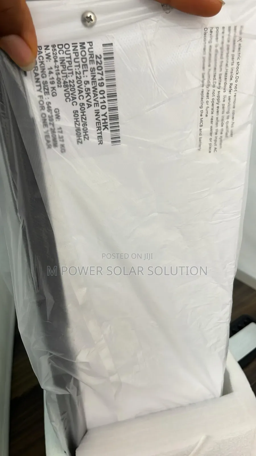 5.5kva 48v Yohako Non-Hybrid Solar Inverter