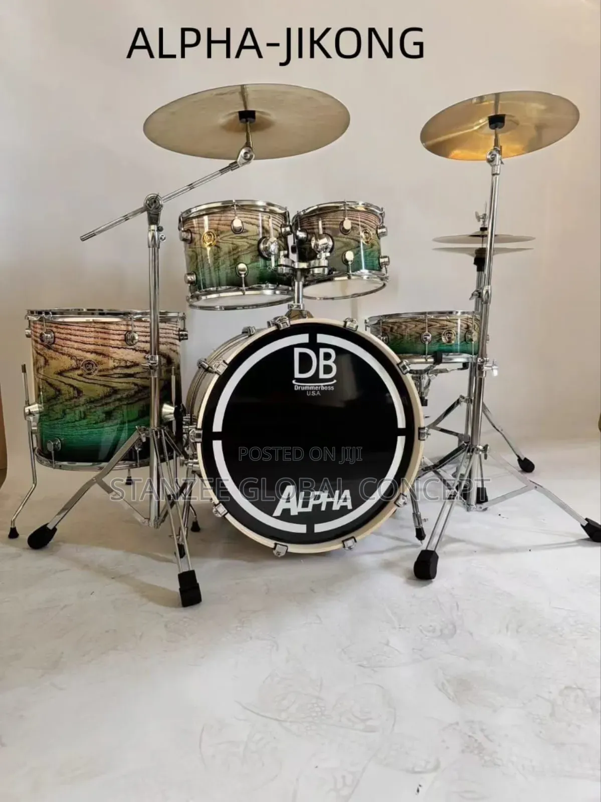 Quality 5 Sets Drummer Boss Alpha Drums