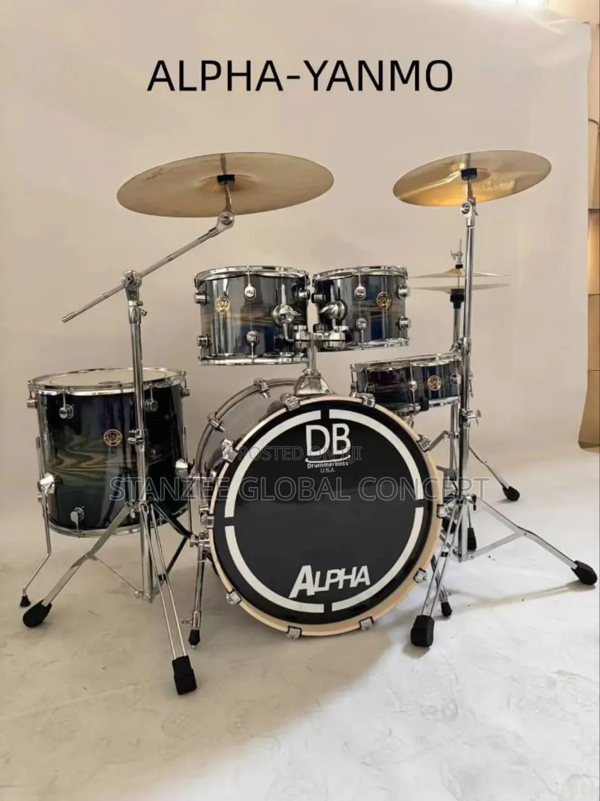 Quality 5 Sets Drummer Boss Alpha Drums