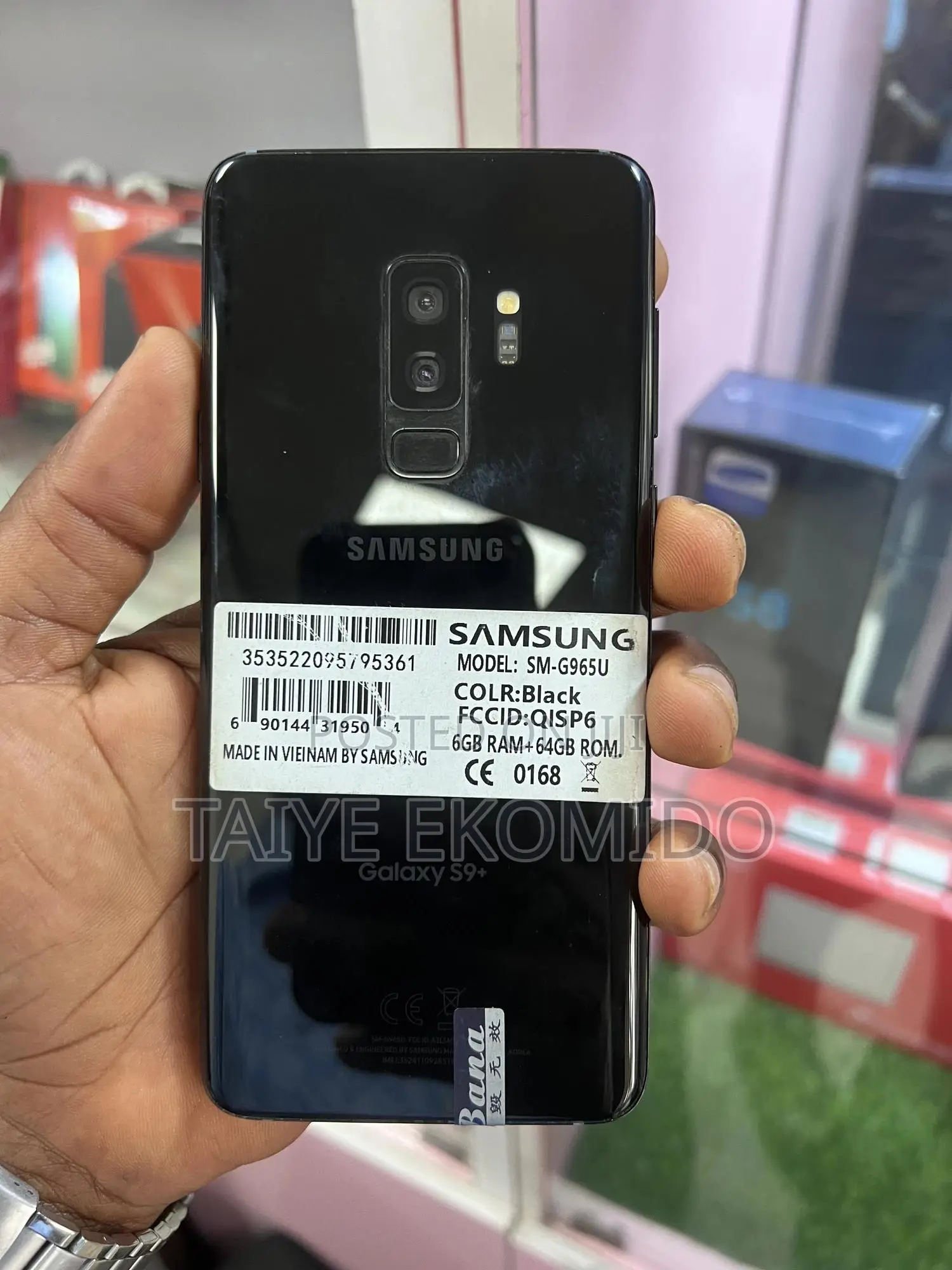 Samsung Galaxy S9 Plus 64 GB Black
