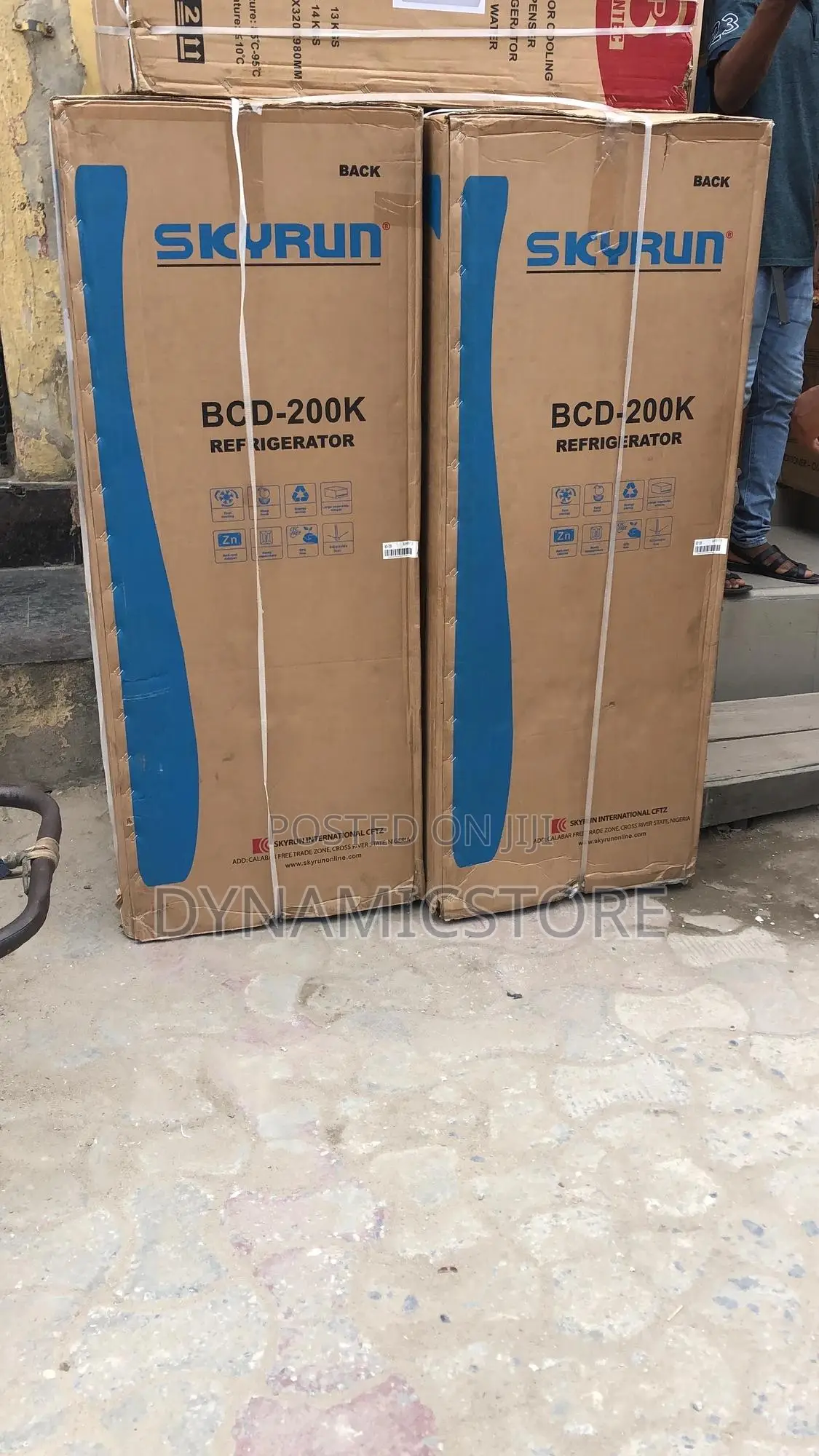 Skyrun 200L Double Door Refrigerator