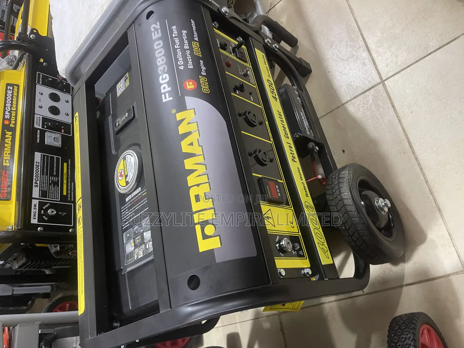 Firman 4.5kva Generator FPG3800E2
