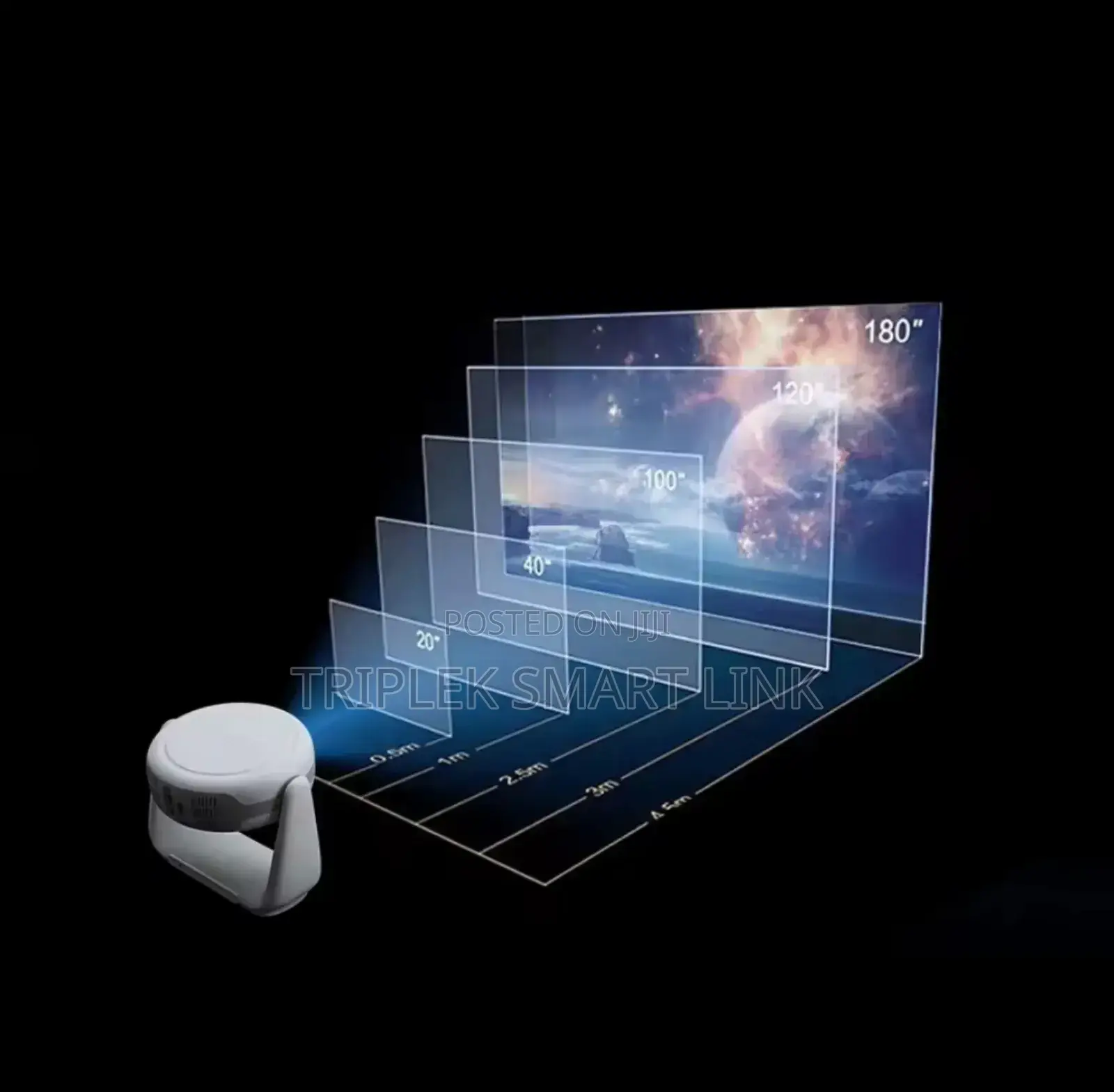 Rechargeable Smart Android 11 Projector 5g Wifi, Lamp