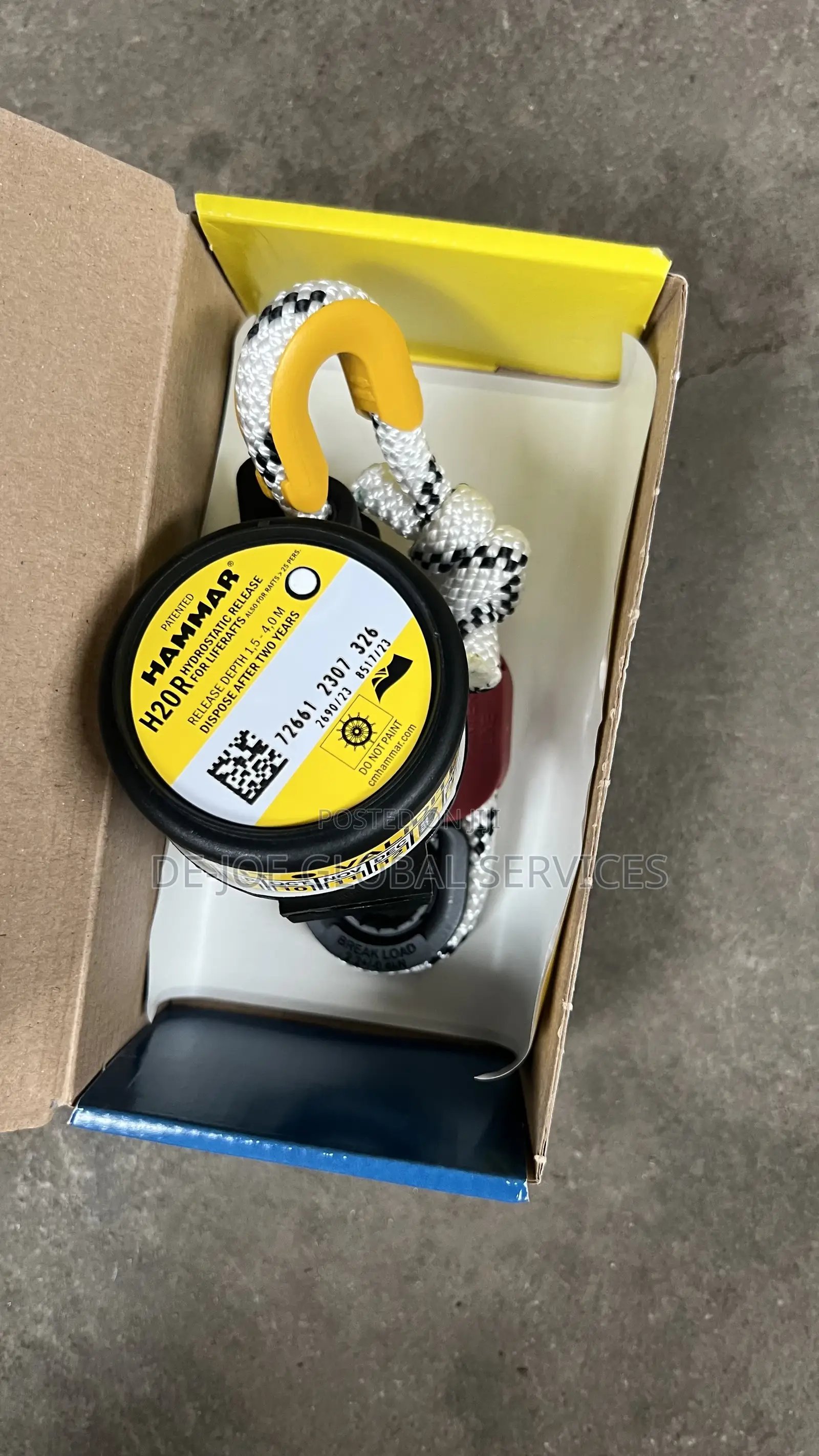Hydrostatic Release for Liferaft Hammar