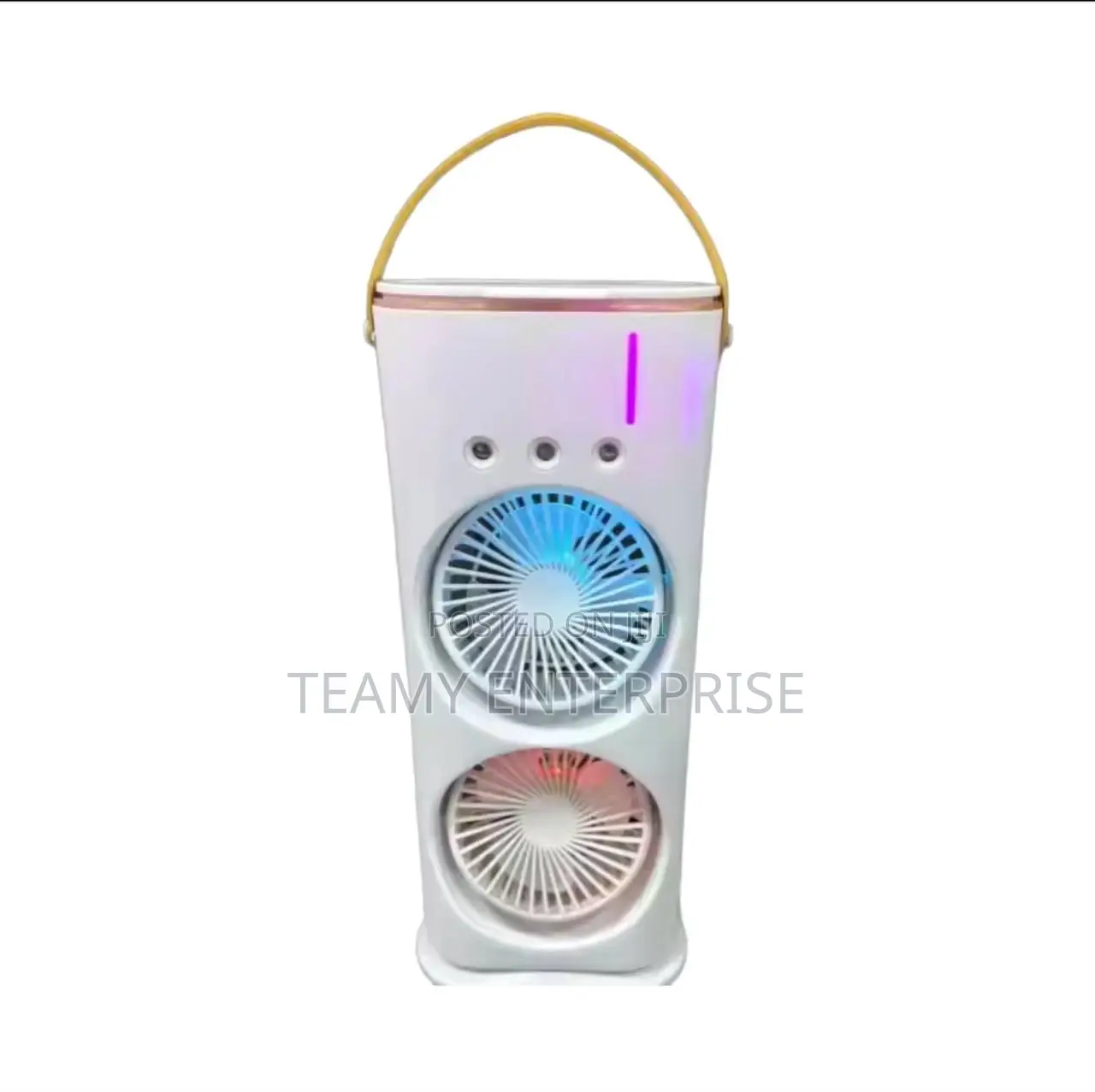 Double Ended Cooler Fan - Two Head Air Conditioner Mist Fan