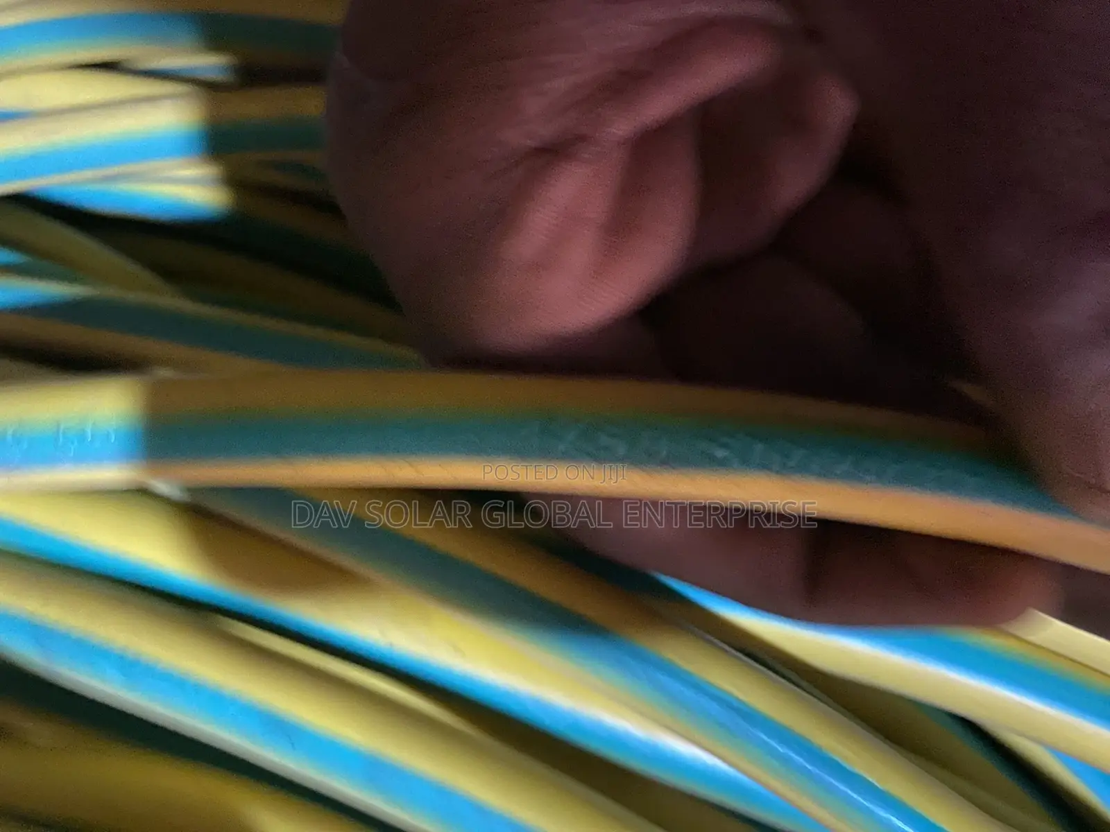 50mm Green and Yellow Cables
