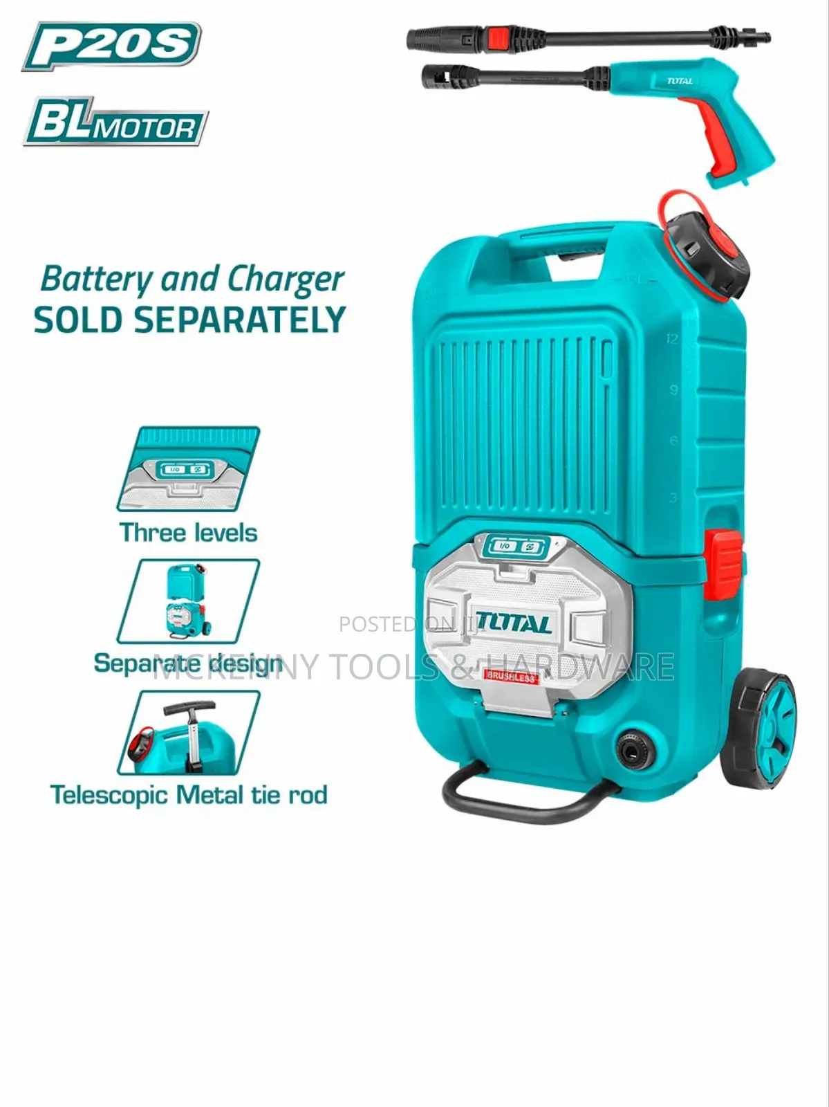 TPWLI4006 Li-Ion Auto Stop Pressure Washer