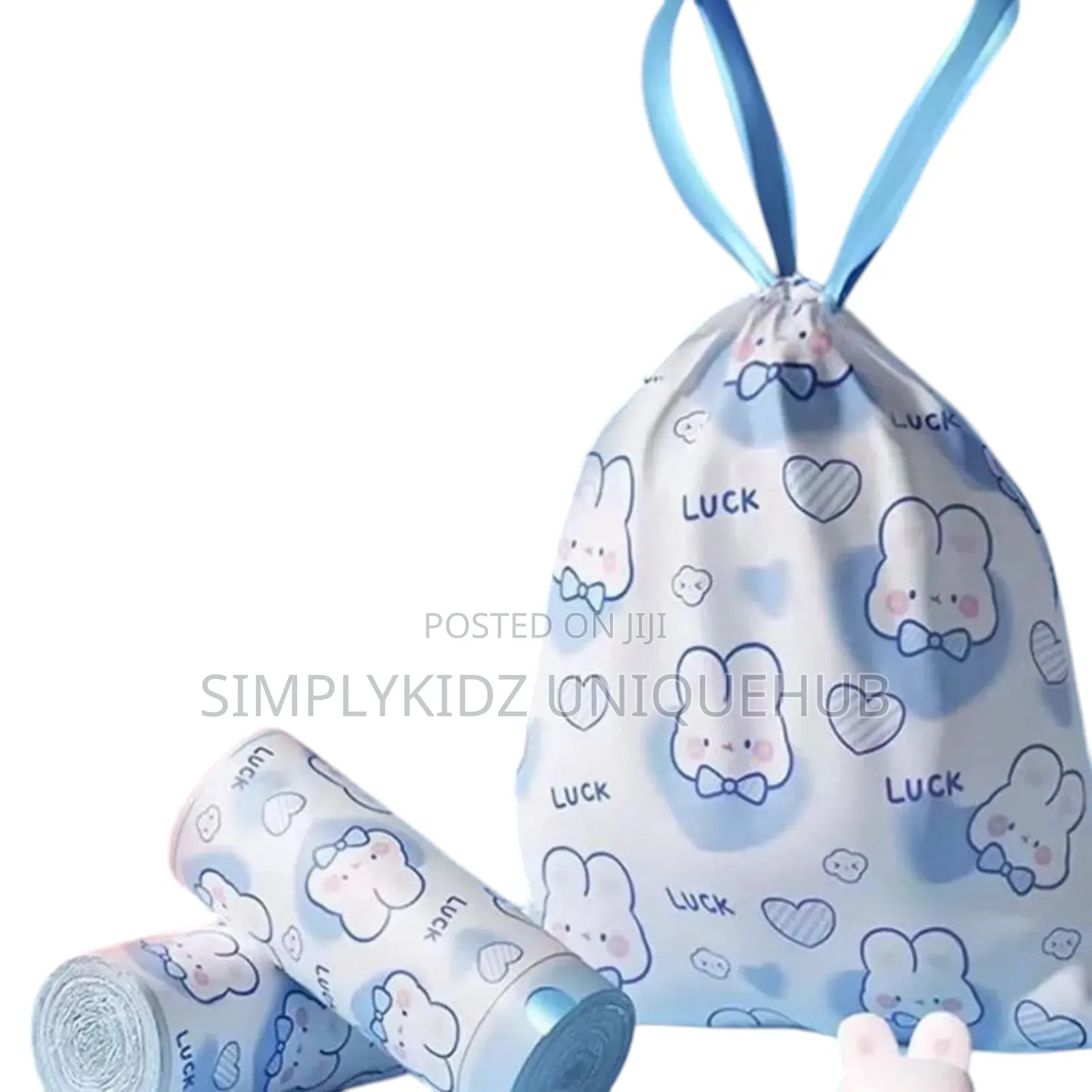 Cartoon Drawstring Kitchen Garbage Bag -70pcs