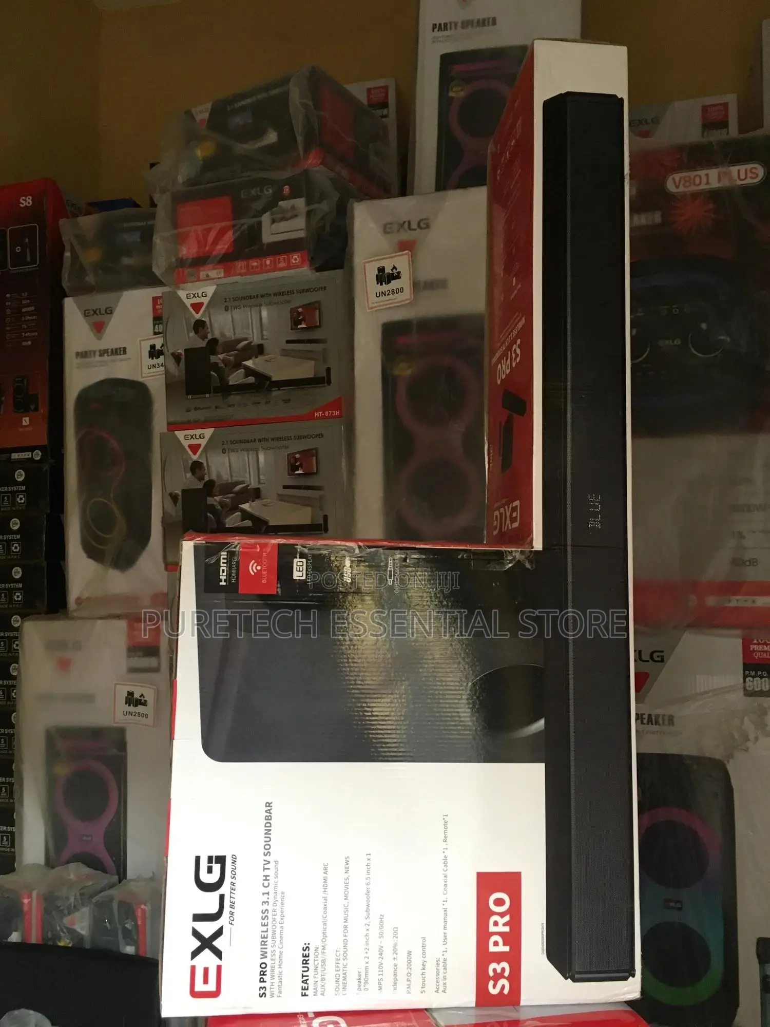 Exlg Wireless Soundbar Subwoofer