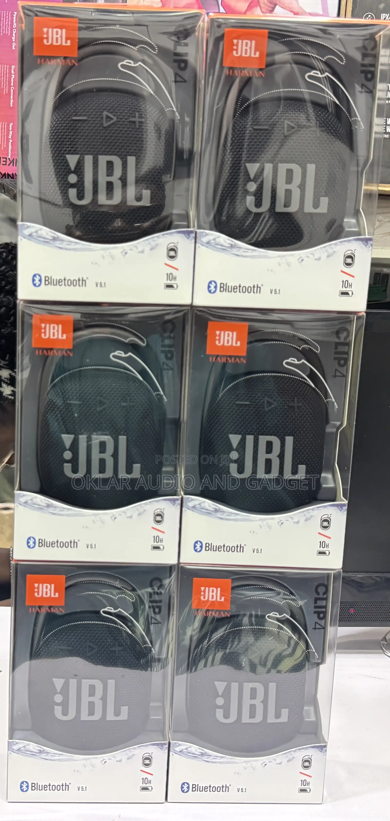 JBL Clip 4 Portable Bluetooth Speaker