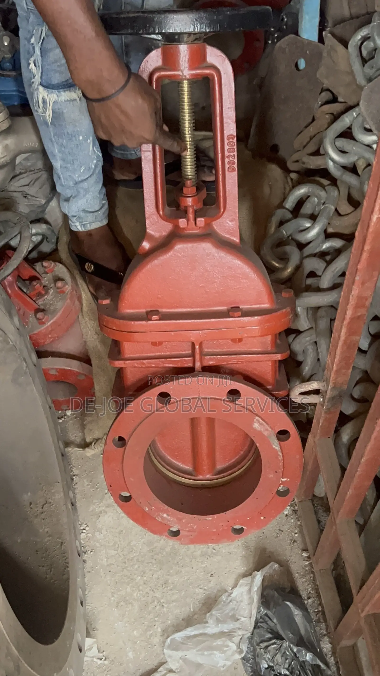 DN200 Gate Valve Cast Iron Pn10 Flange Type