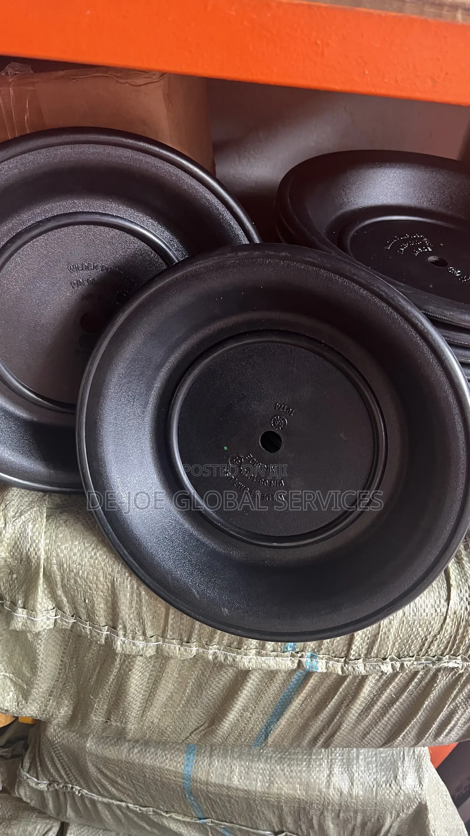 Black Rubber Diaphragm Used for Widen Air Operated Pump