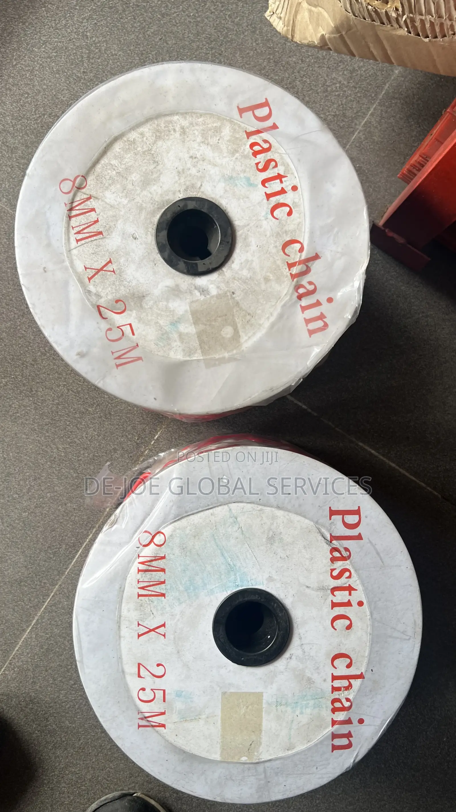 8mm X 25mtrs Plastic Safety Chain