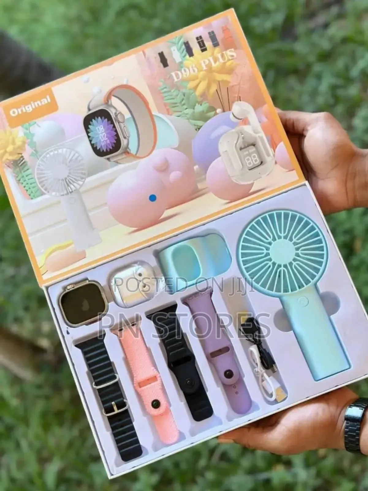 D96 Smart Watch Plus With Fan, Airpods