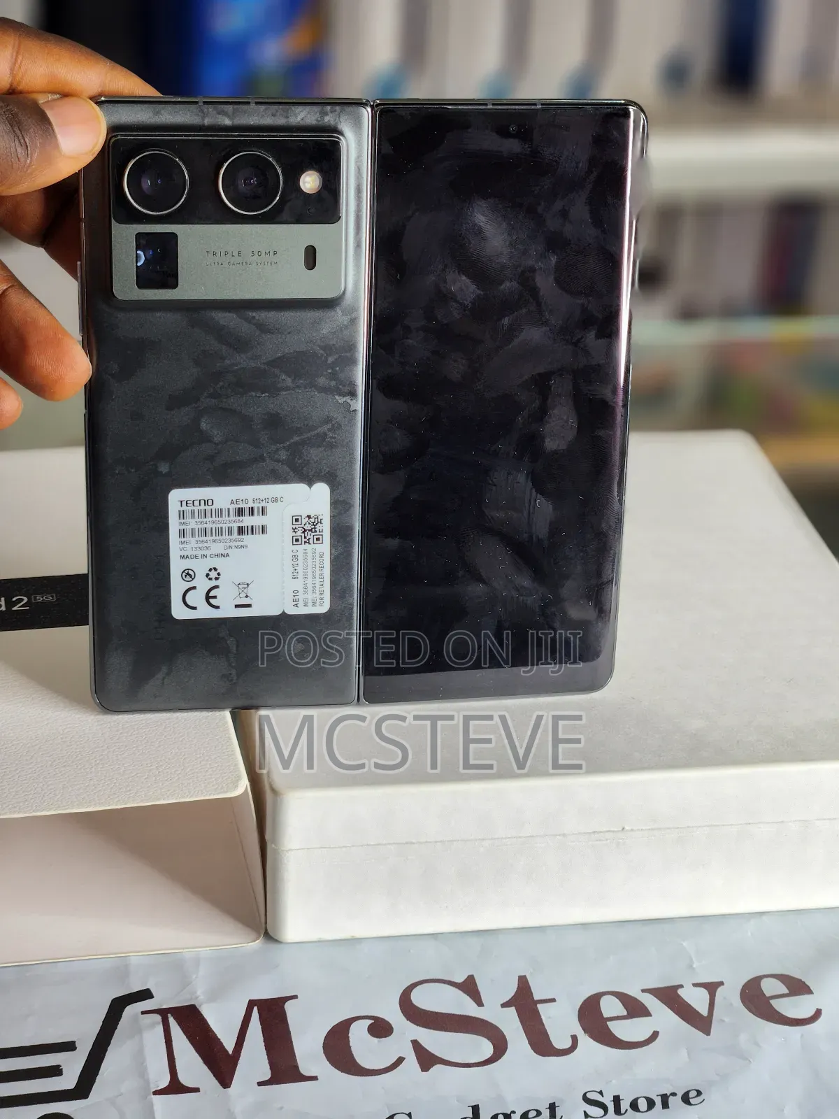 New Tecno Phantom V Fold 2 512 GB Gray
