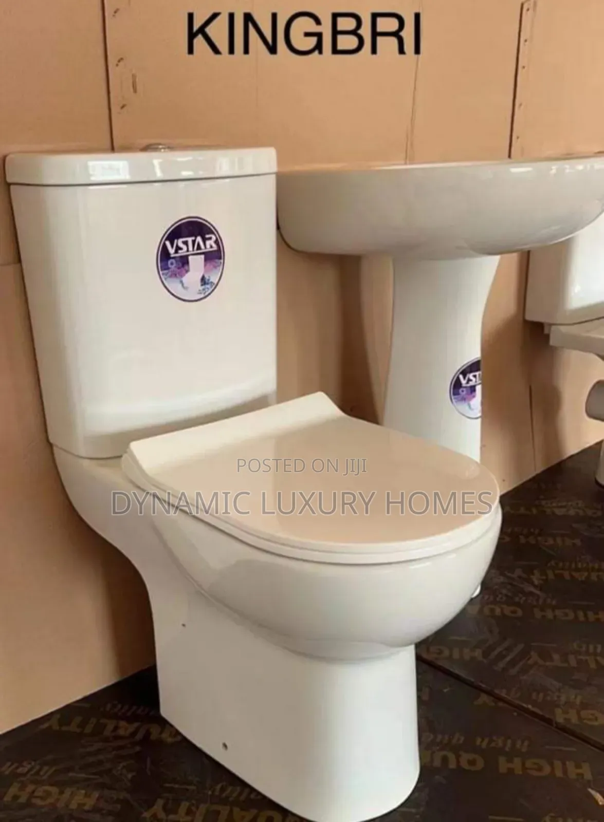 Complete Set Vstar Water Closet With Wash Hand Basin