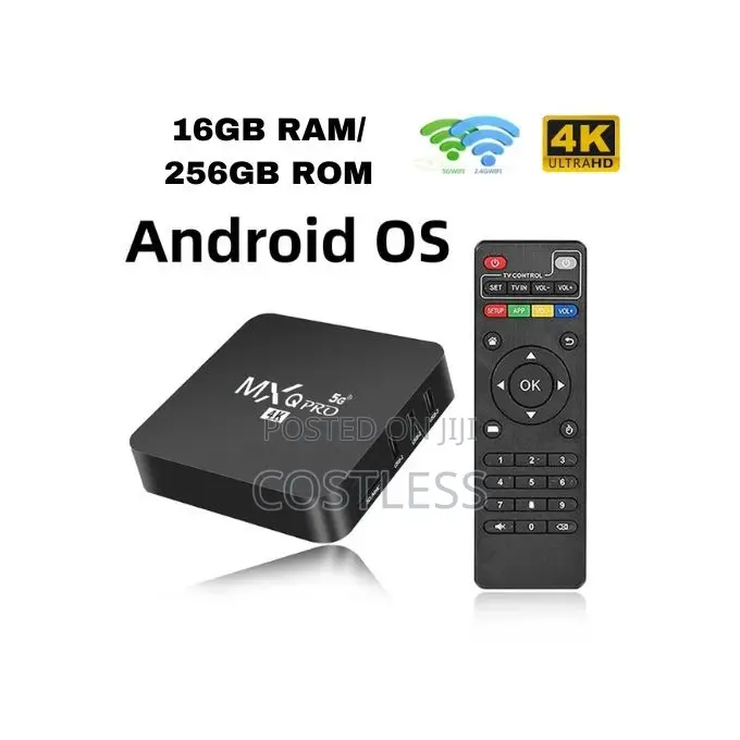 16gb/ 256GB MXQ Pro Wifi Android Streaming TV Box