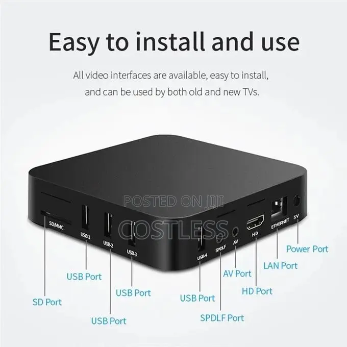 16gb/ 256GB MXQ Pro Wifi Android Streaming TV Box