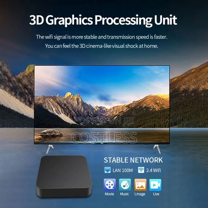 16gb/ 256GB MXQ Pro Wifi Android Streaming TV Box