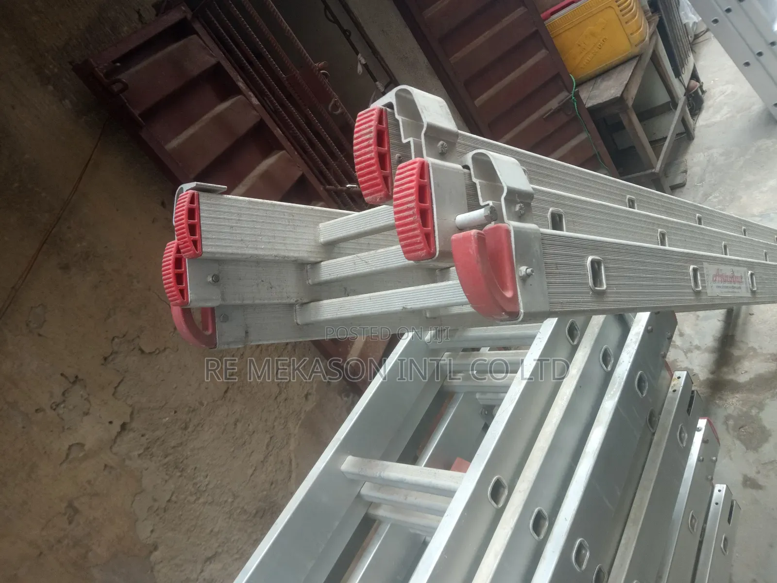 8X3(24ft) Aluminum Industrial Heavy Duty Ladder