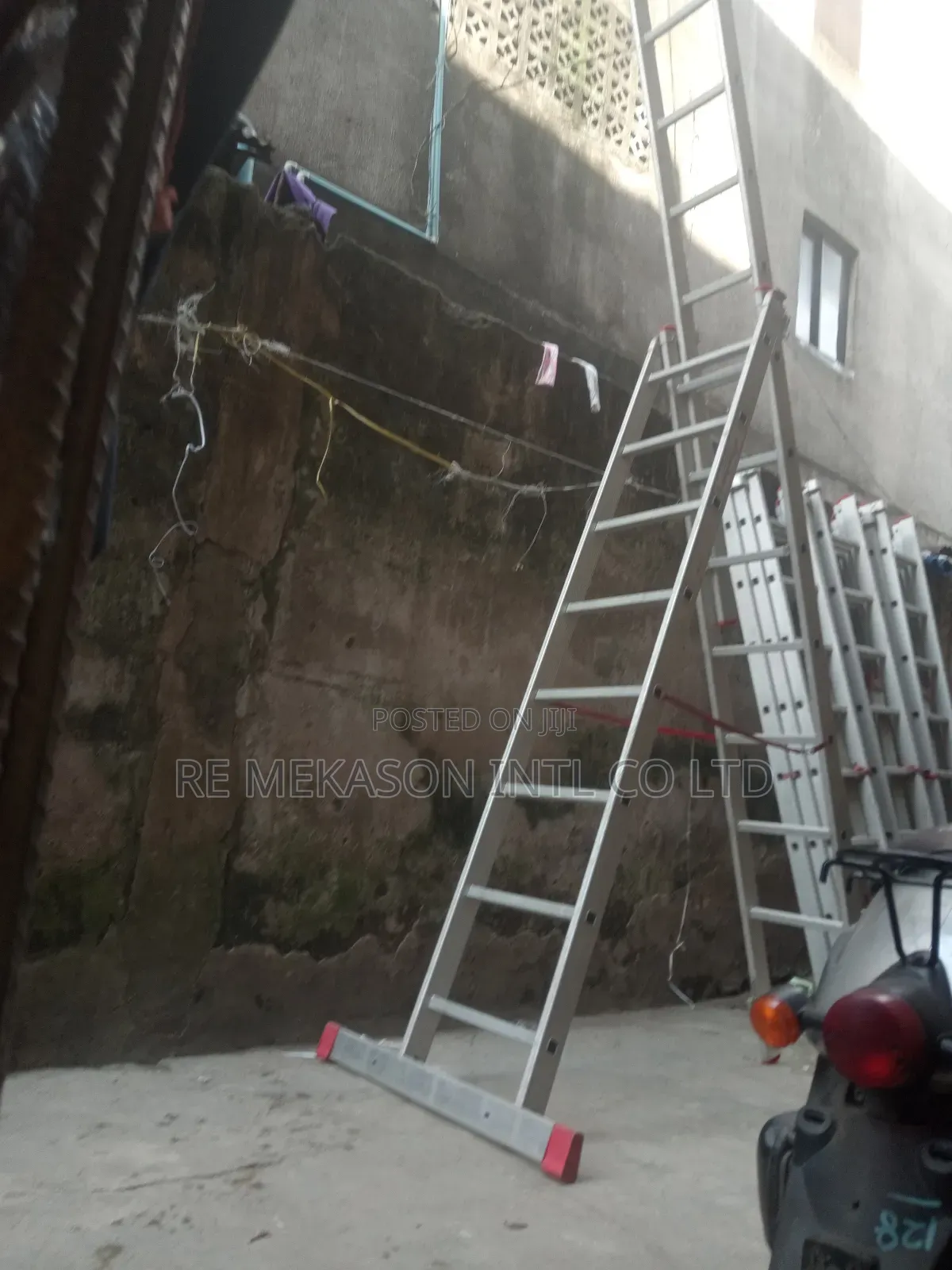 8X3(24ft) Aluminum Industrial Heavy Duty Ladder
