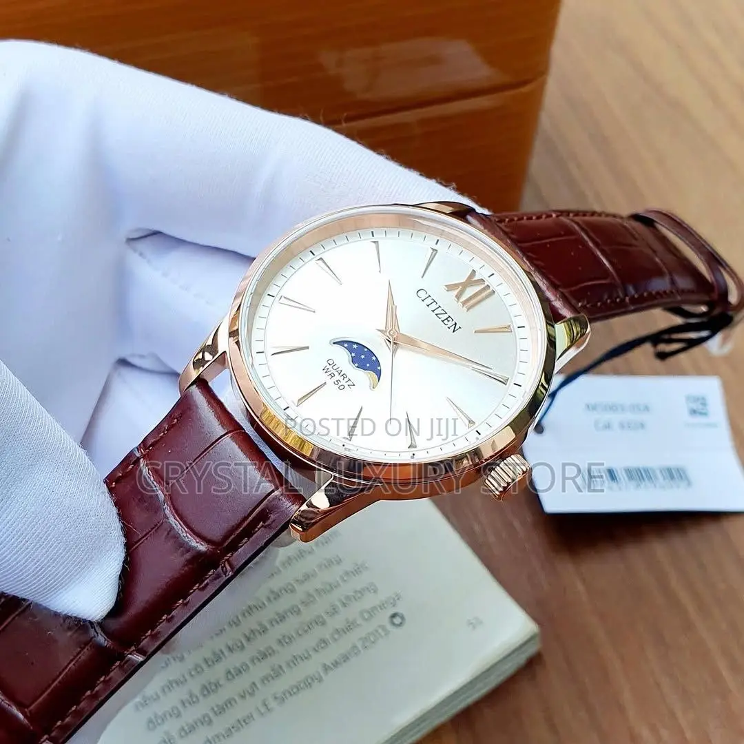Authentic Citizen Genuine Leather Wristwatch