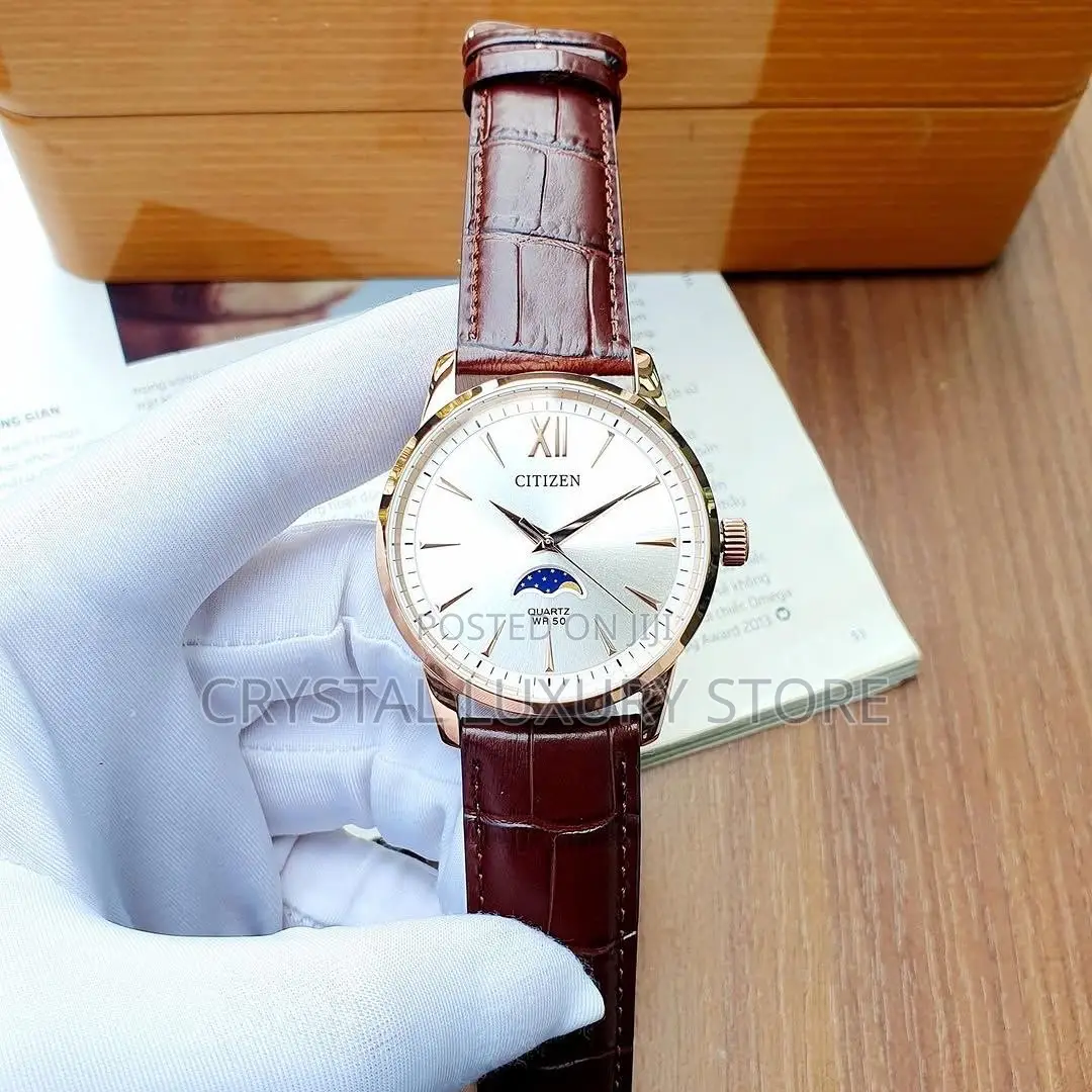 Authentic Citizen Genuine Leather Wristwatch
