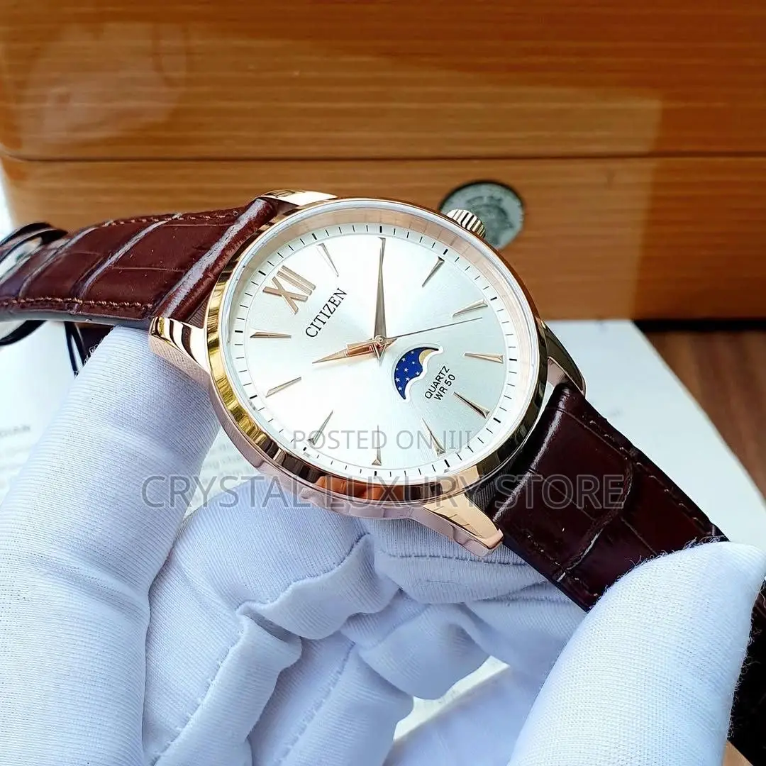 Authentic Citizen Genuine Leather Wristwatch