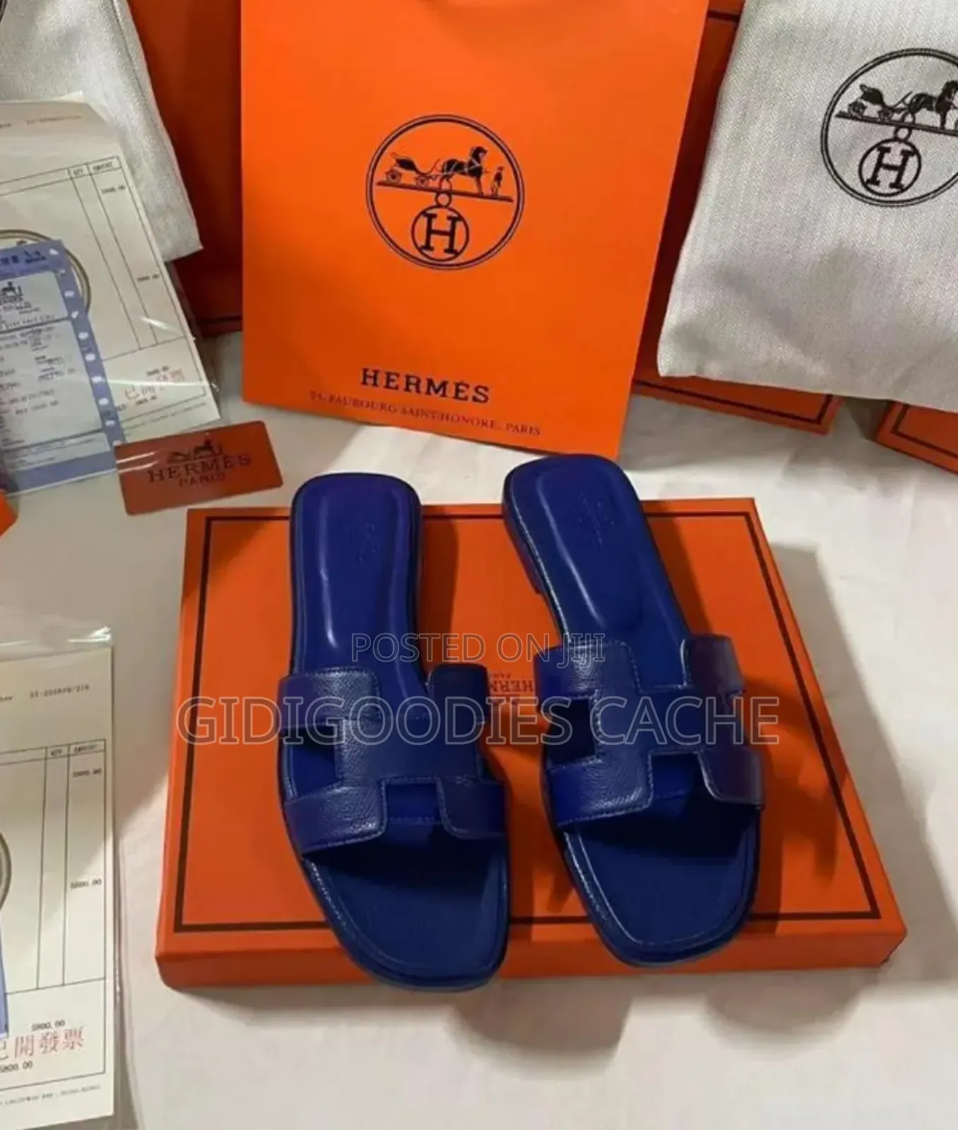 Luxury Hermes Flat Slippers 37-42