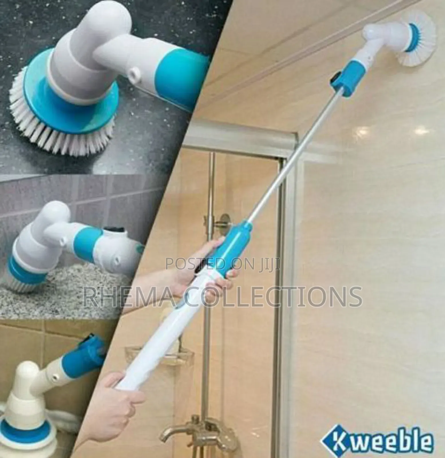 Hurricane Rechargeable Spin Scrubber-Cleaning Brush