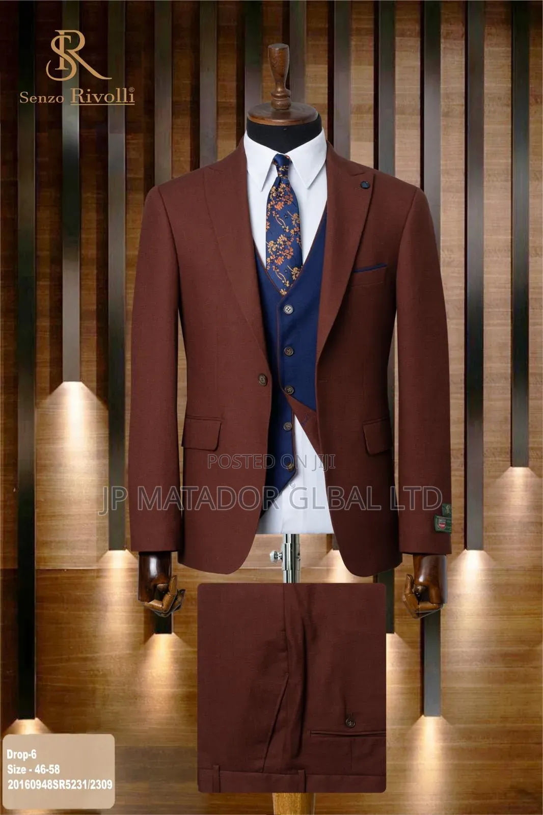 New Senzo Rivolli! Men's Suits! Exclusive.