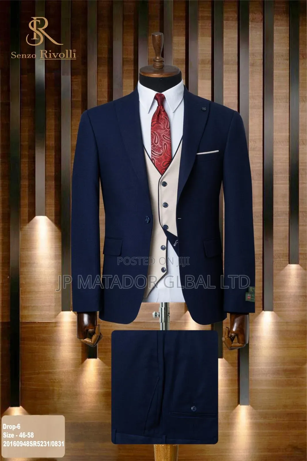 New Senzo Rivolli! Men's Suits! Exclusive.