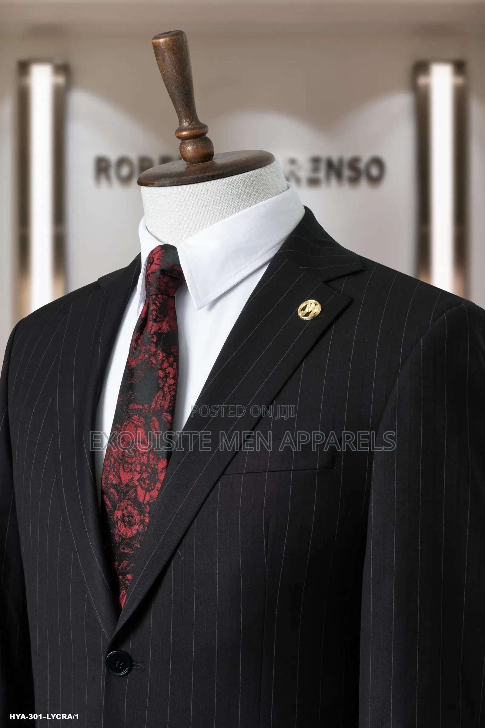 Quality Bold Stripe 2pcs Turkish Men’S Suit