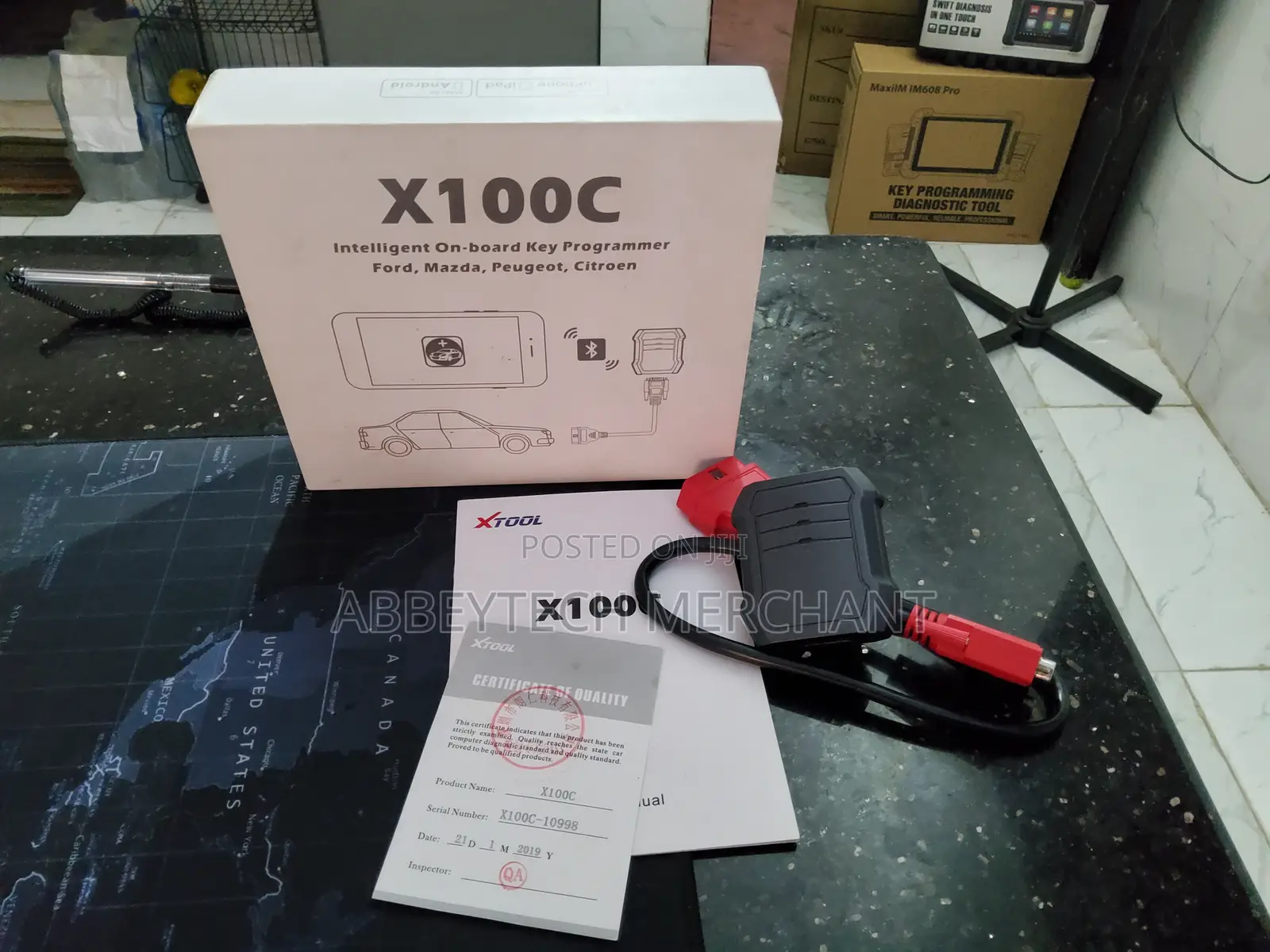 X100C Key Programmer for Ford, Mazda, Citroen and Peugeot