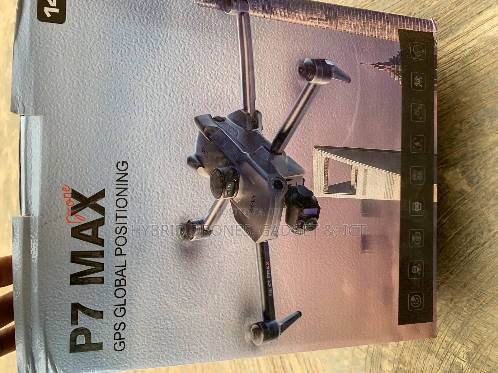 P7 Max Professional Drone 8km Range + 2 Batteries