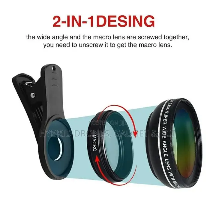 Macro Lens and Wide Angle Phone Lens for Videographer